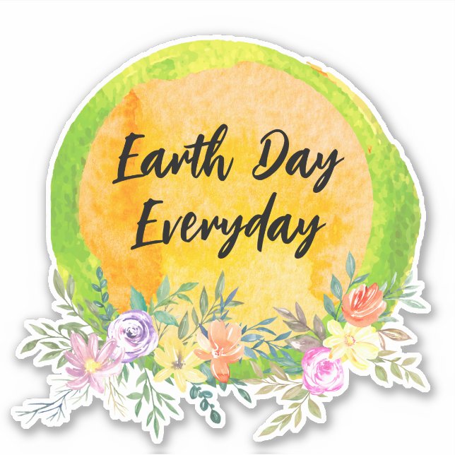 Earth Day, Everyday Sticker (Front)