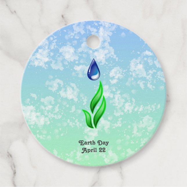 Earth Day Favour Tags (Front)