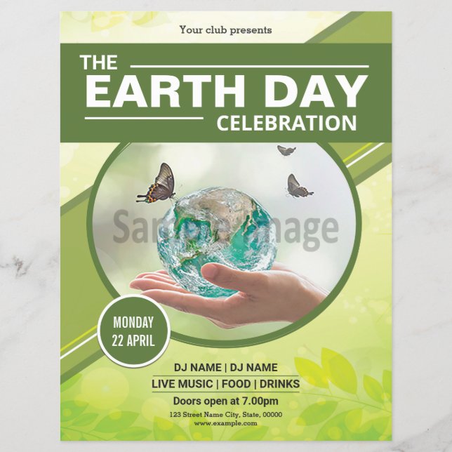 Earth Day Flyer (Front)