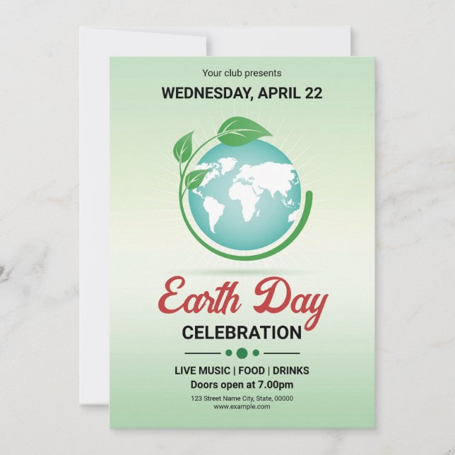 Earth Day Flyer Template (Front)