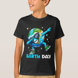 Earth Day - Funny Dab Earth Day Kids Boys Dabbing T-Shirt