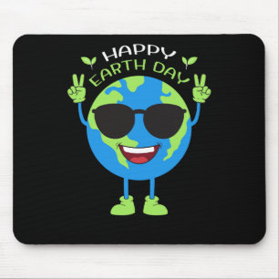 Earth Day Funny Earth Day Birthday Kids Boys Girls Mouse Pad