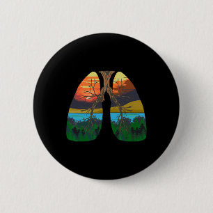 Earth Day Gift Environmental Nature Lover 6 Cm Round Badge