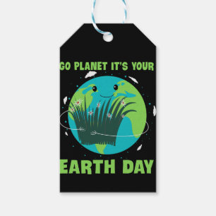 Earth Day: Go Planet It's Your Earth Day Gift Tags