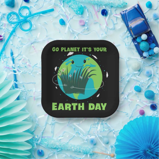 Earth Day: Go Planet It's Your Earth Day Paper Plate (Party)
