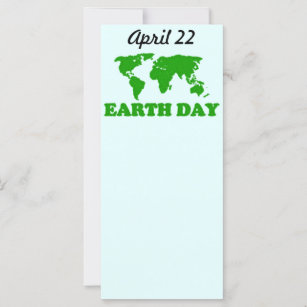 Earth Day Grass Map Bookmark
