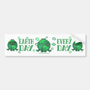 Earth Day Green Environment T-Shirts Bumper Sticker