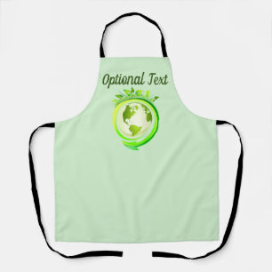 Earth Day Green Planet Apron