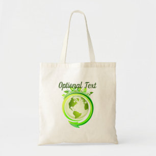 Earth Day Green Planet Tote Bag