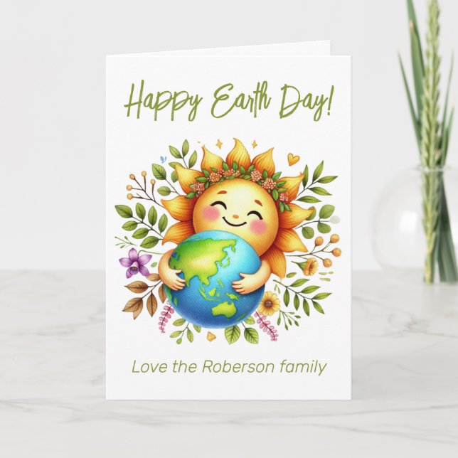 Earth Day Greeting Card (Front)