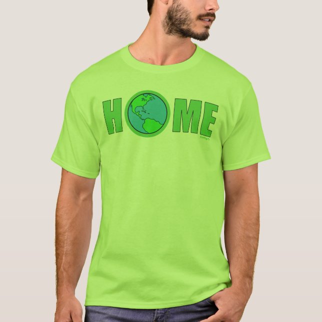 Earth Day Home T-Shirt (Front)