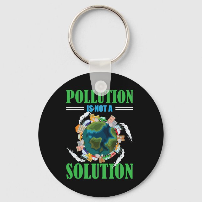 Earth Day Inspriation  Key Ring (Front)