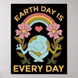 Earth Day Is Every Day Stop Global Warming Poster