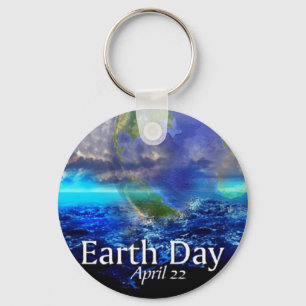 Earth Day Key Ring