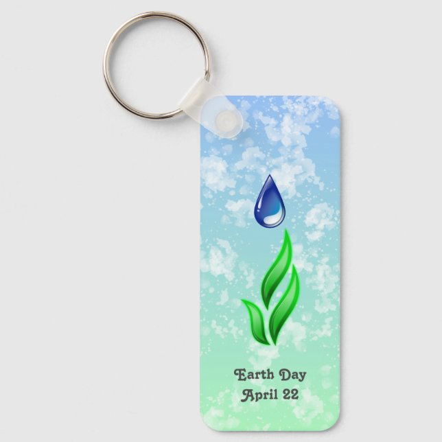 Earth Day Keychain (Front)