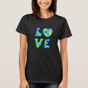 Earth Day Love Planet Nature Environmental Awarene T-Shirt