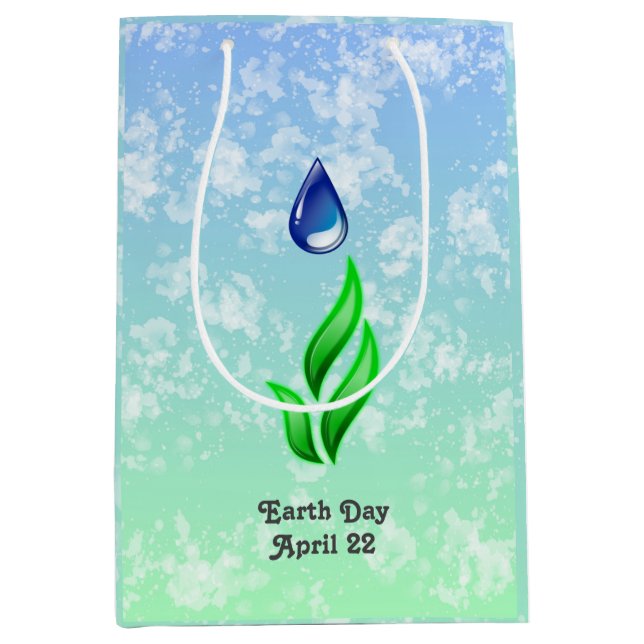 Earth Day Medium Gift Bag (Front)