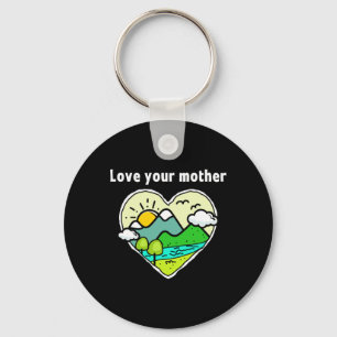 Earth Day Men Women Kids Planet Earth Anniversary  Key Ring