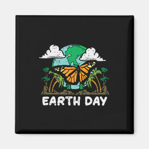 Earth Day Monarch Butterfly Cute Environment Men W Magnet
