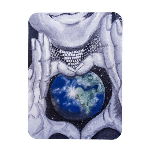 Earth Day Mother Nature Magnet (Vertical)