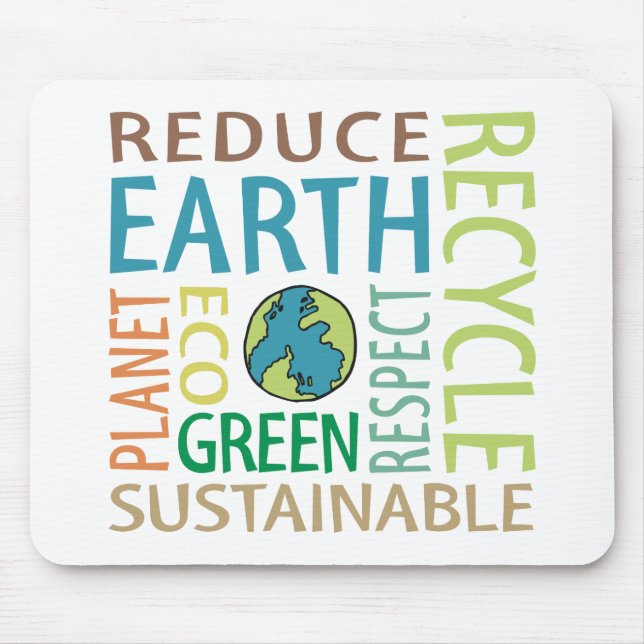Earth Day Mouse Pad (Front)