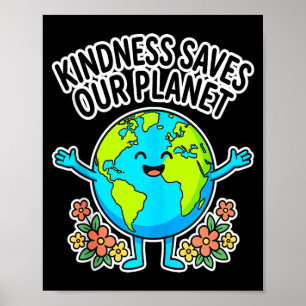 Earth day nature love eco friendly environmental poster