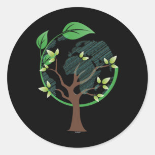 Earth Day Nature Lover Conservationalist Environme Classic Round Sticker
