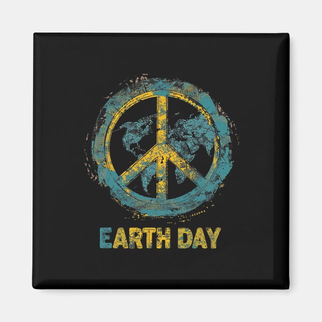 Earth Day Nature Planet Conservation Tree Men Wome Magnet (Front)