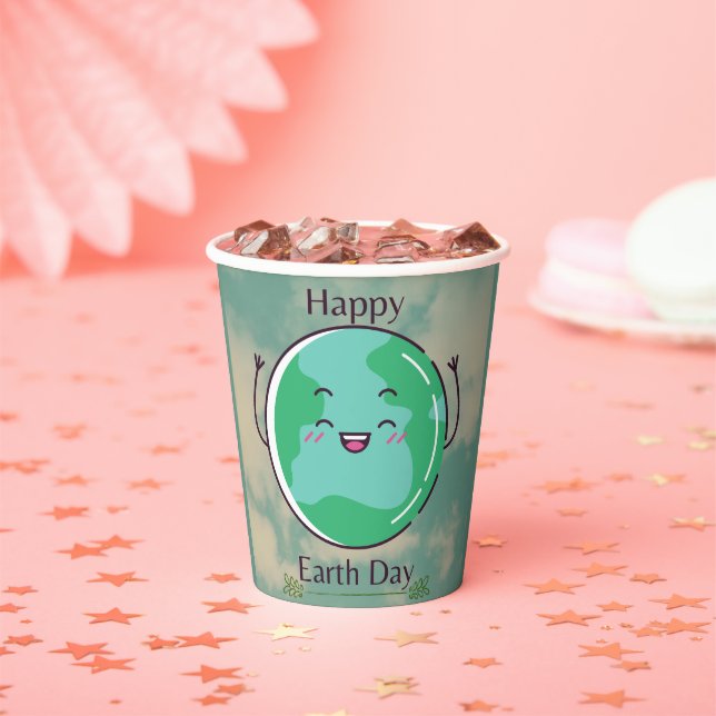 Earth Day Party  Paper Cups (Insitu)