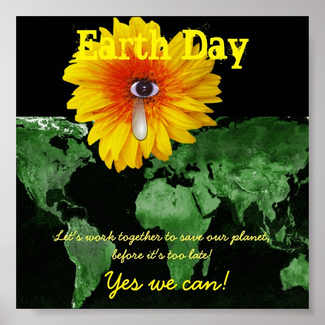 Earth Day Picture Poster (Front)