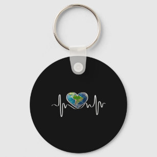 Earth Day Planet April Anniversary Earth Day Every Key Ring