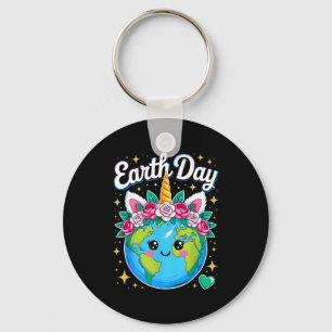 Earth day planet restore earth save the earth day key ring