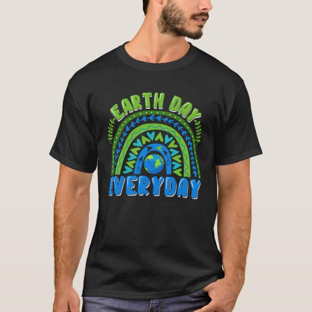 Earth Day Planet Vegan Animals Environment Generic T-Shirt (Front)