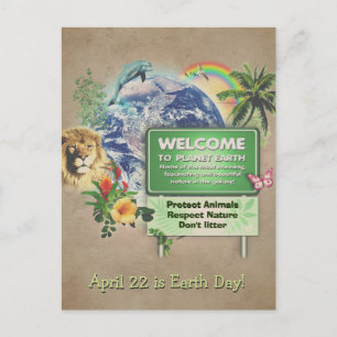 Earth Day 🌱 Postcard