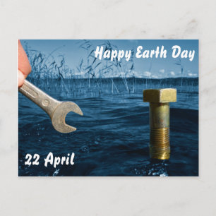 Earth day postcard