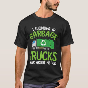 Earth Day Recycle Garge Truck Funny Boys Toddler T-Shirt
