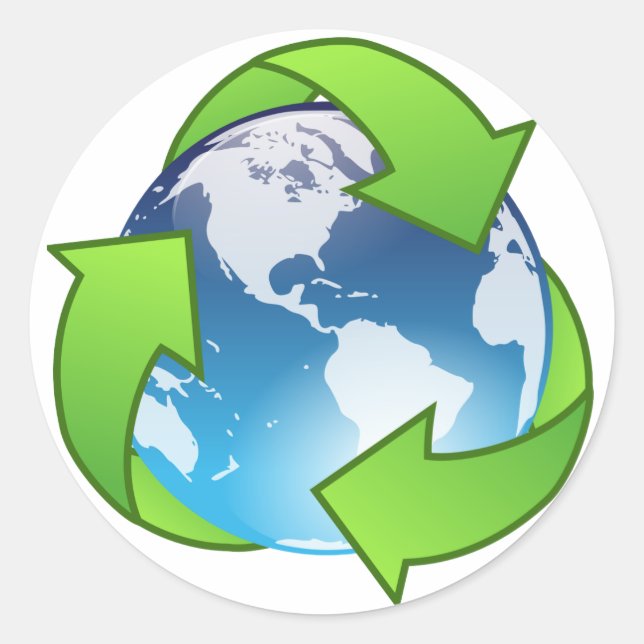 Earth Day Recycle Sticker (Front)
