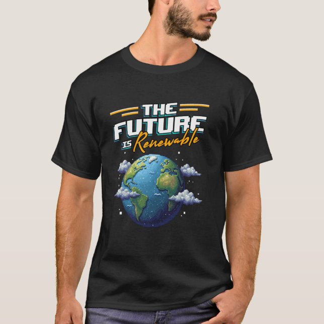 Earth Day Renewable Energy T-Shirt (Front)