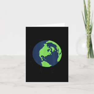 Earth Day Restore Earth Flower Art Save The Planet Card