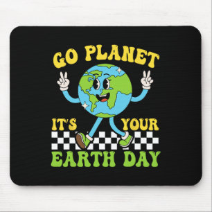 Earth Day Restore Earth Nature Planet Cute Earth D Mouse Pad