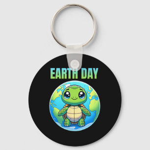Earth Day Restore Earth Turtle 2025 Key Ring