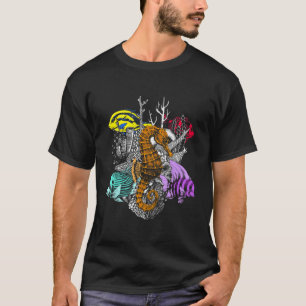 Earth Day Save Coral Reefs Sea Fish Seahorse Coast T-Shirt
