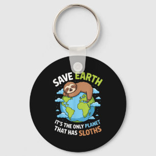 Earth day save earth the only planet that has key ring
