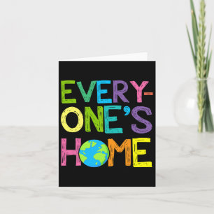 Earth Day Save Everyones Home Planet Men Woman You Card