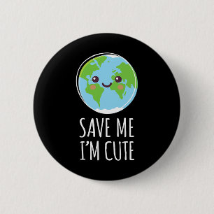 Earth Day Save Our Planet Climate Change Environme 6 Cm Round Badge