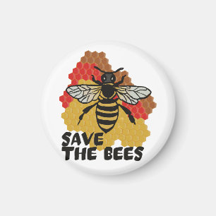 Earth Day, Save The Bees Magnet