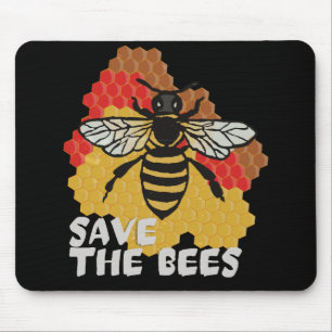 Earth Day, Save The Bees Mouse Pad