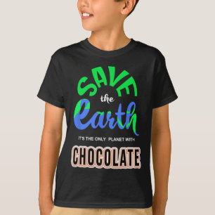 Earth Day - Save The Earth The Only Planet With Ch T-Shirt