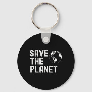 Earth Day Save The Planet1  Key Ring