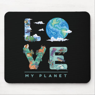Earth Day Save The Planet Enviroment Eco Climate C Mouse Pad